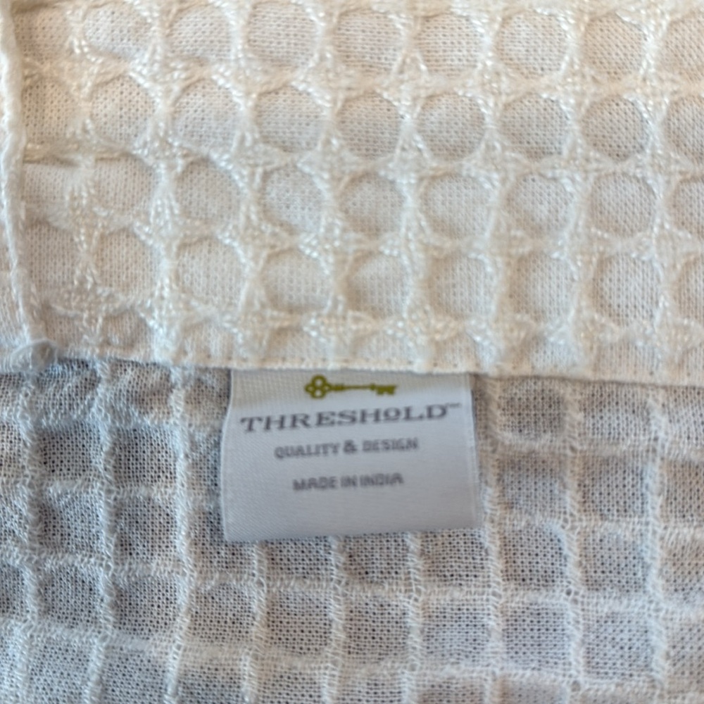 Threshold Cream Textured Valance Curtains - Picture 3 of 11